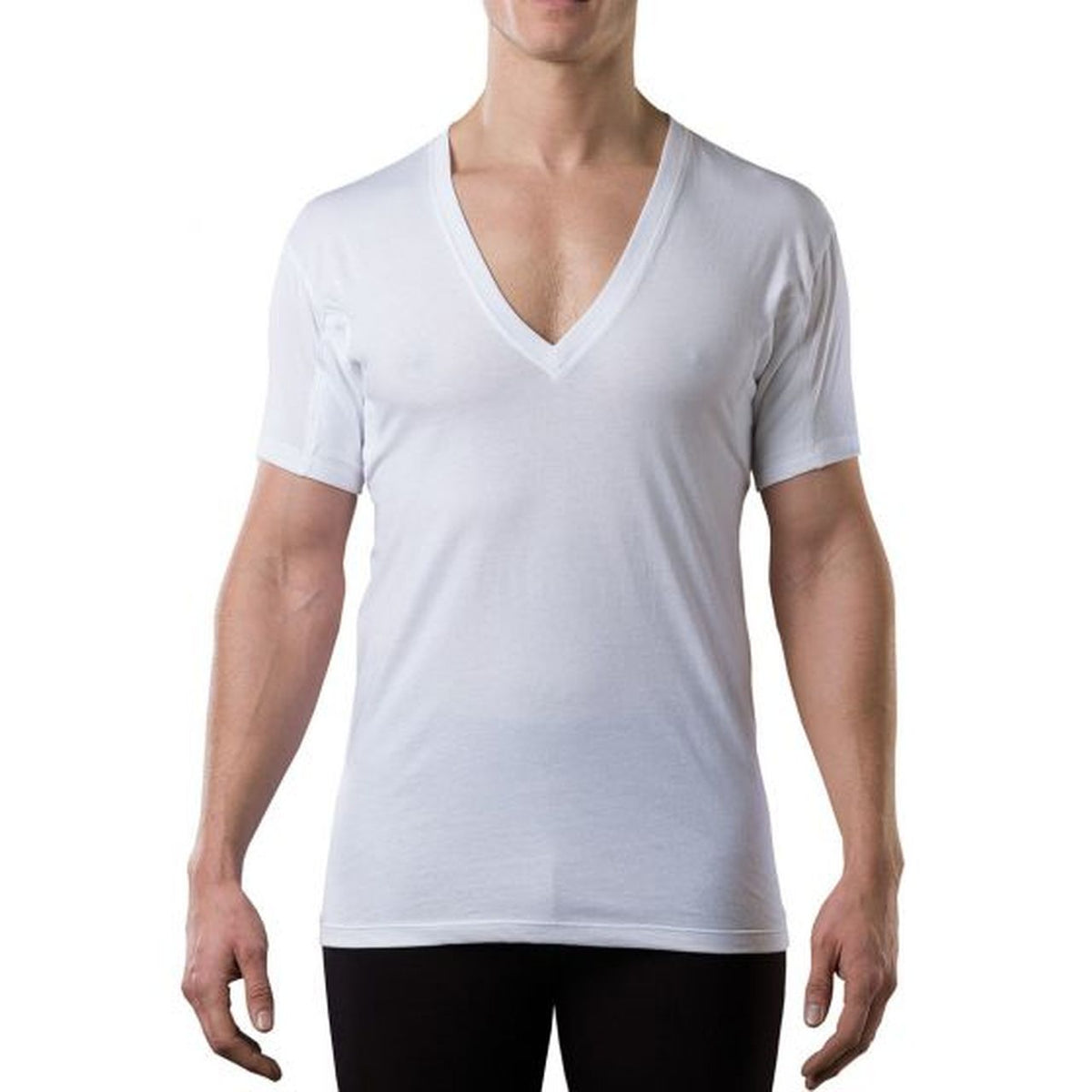 Men's Sweat Proof - Original Fit Deep V-neck – Thompson Tee UAE