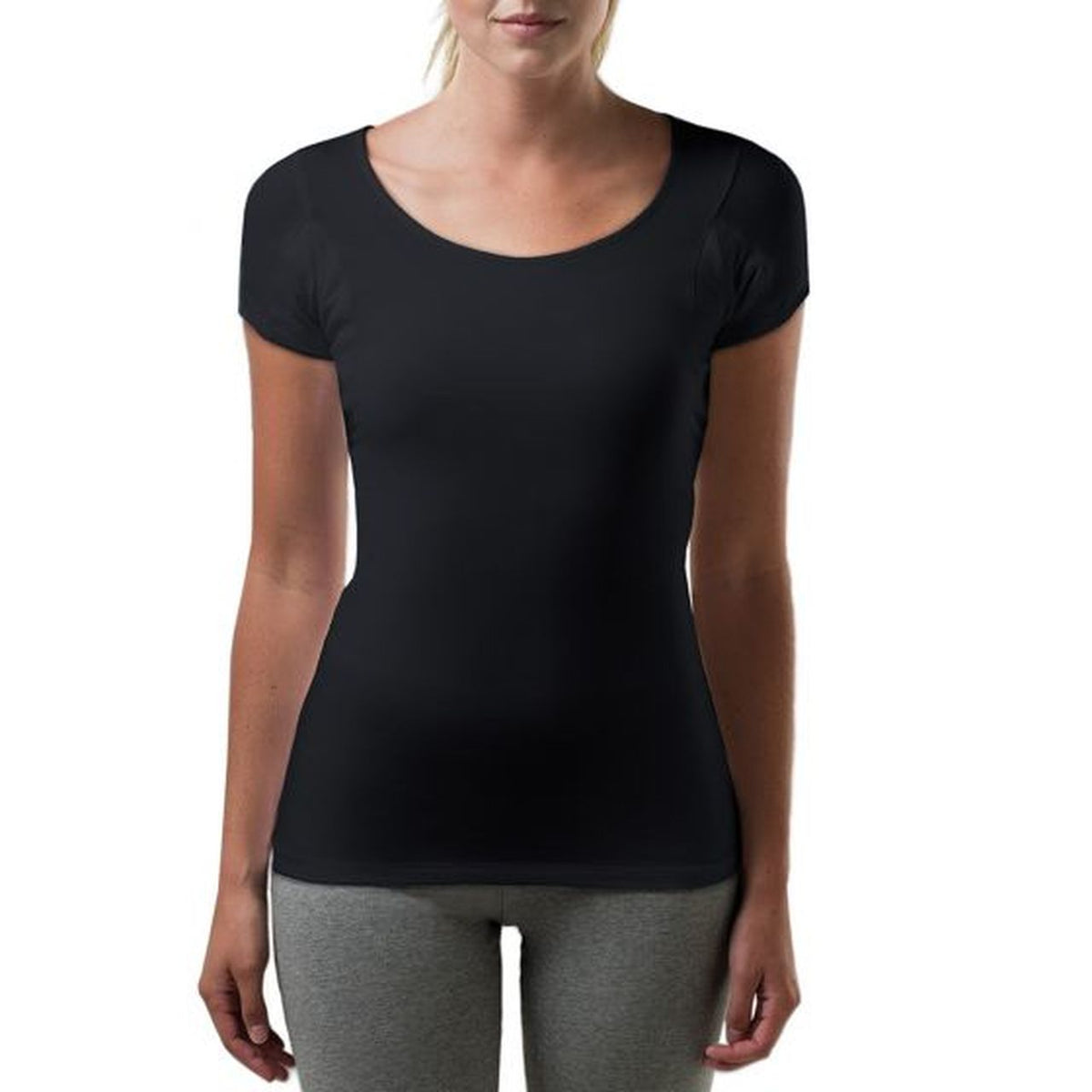 Women's Sweat Proof - Slim Fit Scoop Neck