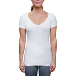 Women's Sweat Proof - Slim Fit Deep V-neck